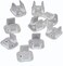 Ledlenser 99 Lighting 200 Pieces LED Neon Mounting Clips,Install Fittings Clips,Fixing Clips Accessories for 6mm 6x12mm Silicone led neon Flex Strip Lighting,Make The neon Signs (6mm.