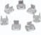 Ledlenser 99 Lighting 200 Pieces LED Neon Mounting Clips,Install Fittings Clips,Fixing Clips Accessories for 6mm 6x12mm Silicone led neon Flex Strip Lighting,Make The neon Signs (6mm.