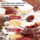Spring Chef Magnetic Measuring Spoons Set, Dual Sided, Stainless Steel, Fits in Spice Jars, Pink Lemonade, Set of 8.