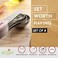Spring Chef Magnetic Measuring Spoons Set, Dual Sided, Stainless Steel, Fits in Spice Jars, Pink Lemonade, Set of 8.