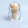 Yakri Acrylic Toothpick Holder Dispenser Organizer Clear Storage Box with Lid (Egg Shape, YTBH-08363.