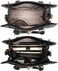 Dasein Women Handbags Top Handle Satchel Purse Shoulder Bag Hobo Bag Work Bag Set 2pcs (DS Black.