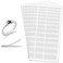 Zonon 6 Sheets Invisible Ring Size Adjuster for Loose Rings, Ring Guard Silicone Ring Size Reducer Loose Rings Tightener, 8 Different Sizes (Transparent.