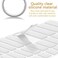 Zonon 6 Sheets Invisible Ring Size Adjuster for Loose Rings, Ring Guard Silicone Ring Size Reducer Loose Rings Tightener, 8 Different Sizes (Transparent.