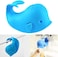 kilomon Bath Spout Cover for Bathtub,Baby Shower Protector Cover A Fun Way to Protects Baby from Bumping Head During Bathing Time Cute Soft Whale Design Making for Enjoyable Safe Baths (1 Pack,Blue.