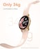 AGPTEK IP68 Waterproof Fitness Tracker Watch Heart Rate Monitor Pedometer Sleep Monitor Smartwatch for Women, Rose Gold, LW11.