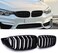 ATPOEN Grille Grill Kidney Compatible with BMW 4 Series 428i 430i 435i 440i M4 F80 F82 F83 F32 F33 F36 2014-2020 Double Slats Front Inserts, 2Pcs(Gloss Black.