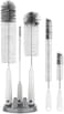 MR.SIGA MR. SIGA 5 Pack Bottle Brush Cleaning Set with Storage Holder, Cleaning Brushes for Long Narrow Neck Bottles, Water Bottles, Baby Bottles, Tumblers, Drinking Glasses, Strews.