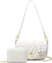 JEEHAN Shoulder Bag Y2k Purse for Women Trendy Small Clutch Purses and Handbags Classic Pattern Purse with Zipper.