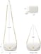 JEEHAN Shoulder Bag Y2k Purse for Women Trendy Small Clutch Purses and Handbags Classic Pattern Purse with Zipper.
