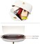 JEEHAN Shoulder Bag Y2k Purse for Women Trendy Small Clutch Purses and Handbags Classic Pattern Purse with Zipper.