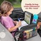 Lusso Gear Lap Tray for Toddler and kids, Table Tray for Travel, Car Seat, Airplane, Desk Essential Accessories and Road Trip Activities (Gray.