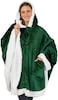 PAVILIA Angel Wrap Hooded Blanket, Wearable Blanket Women, Cozy Poncho Wrap Throw for Adult, Plush Sherpa Fleece Cape Shawl.