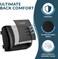ComfiLife Lumbar Support Back Pillow Office Chair and Car Seat Cushion - Memory Foam with Adjustable Strap and Breathable 3D Mesh (Black.