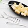 inheming 6Pcs Cocktail Tasting Forks, Mini Fruit Appetizers Forks, Stainless Steel Forks for Escargot, Pastry, Cake.