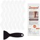 Secopad Patented Anti Slip Shower Stickers 24 PCS Safety Bathtub Strips Adhesive Decals with Premium Scraper for Bath Tub Shower Stairs Ladders Boats (White.