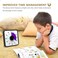 Secura 60-Minute Visual Countdown Timer, 7. 5-Inch Oversize Classroom Visual Timer for Kids and Adults, Durable Mechanical Kitchen Timer Clock with Magnetic Backing (Purple.