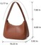 CYHTWSDJ Shoulder Bags for Women, Cute Hobo Tote Handbag Mini Clutch Purse with Zipper Closure.