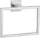 Angle Simple Hand Towel Holder Brushed Nickel, SUS304 Stainless Steel Bathroom Towel Ring, Square Towel Hanger Wall Mount, 7. 09-Inch.