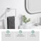 Angle Simple Hand Towel Holder Brushed Nickel, SUS304 Stainless Steel Bathroom Towel Ring, Square Towel Hanger Wall Mount, 7. 09-Inch.