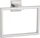 Angle Simple Hand Towel Holder Brushed Nickel, SUS304 Stainless Steel Bathroom Towel Ring, Square Towel Hanger Wall Mount, 7. 09-Inch.