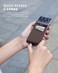 VULKIT Card Holder with Money Pocket Pop Up Wallet RFID Blocking Slim Metal Bank Card Case Holds.