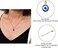 PPJew Evil Eye Necklace Chain Blue Eyes Amulet Pendant Necklace Ojo Turco Kabbalah Protection Adjustable Delicate Jewelry Gift for WomenSilver/Gold.