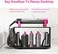 Foho Storage Holder Compatible for Dyson Airwrap Styler, 8-Holes Countertop Bracket Organizer Stand Storage Rack for Hair Curling Iron Wand Barrels Brushes Diffuser Nozzles for Home/Bedroom/Bathroom.