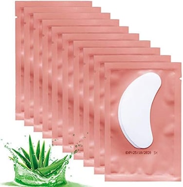 INKEL kovko 50 Pairs Under Eye Pads, Eyelash Extension Gel Patches, Lint Free DIY False Lash Extension Beauty Makeup Hydrogel Gel Eye Patches.