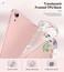 MoKo Case Fit New iPad 10. 9 inch,iPad Air 4th Generation Case 2020,Smart Trifold Stand Slim Folio Case with Soft TPU Frosted Translucent Back Cover Fit iPad Air 4 2020,Auto Wake/Sleep,Fragrant Flower