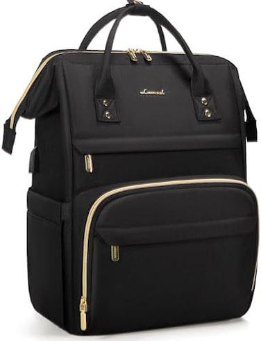 LOVEVOOK Laptop Backpack for Women Work Laptop Bag Stylish Teacher Backpack Business Computer Bags College Laptop Bookbag.
