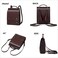Cnoles Leather Backpack Purse For Women Fashion Ladies Vintage Bag Casual School College Travel Backpacks Bookbag.