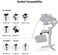 حامل شاشة الكاميرا القابل للتعديل من SMALLRIG لأجهزة DJI Ronin-S/Ronin-SCZHIYUN Crane 2S/Crane 3/3S/WEEBILL-SMOZA AirCross 2 Gimbals - 2889.