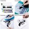 XSEINO HTV Heat Transfer Vinyl for T-Shirts 12"x10" - 12 Pack Iron On for Cricut - 9 Assorted Colors (Total 12inx10ft.
