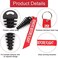 Coitak Muffler Exhaust Wash Plug, 0. 6"-1. 5" Wash Plug for Motorcycle Bike 2 Stroke Rubber Exhaust Silencer (2 Pack(0. 6"-1. 5".