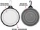 SLSON Collapsible Dog Bowl,2 Pack Portable and Foldable Pet Travel Bowls Collapsable Dog Water Feeding Bowls Dish for Dogs Cats and Small Animals,with Lids (Small, BlackWhite.