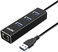 atolla USB to Ethernet Adapter, 3 Ports USB 3. 0 Hub with 10/100/1000 Mbps LAN RJ45 Gigabit Network Adapter, Supports Windows 10/8/7, Mac OS, Linux.