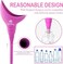 Sunany Female Urination Device, Reusable Female Urinal Silicone Women Pee Funnel Allows Women to Pee Standing Up, Portable Womens Urinal is The Perfect Companion for Camping,Outdoor,Travel（Fuchsia.