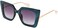 FEISEDY Sunglasses Womens Trendy, Oversized Square Shades, Pearl Inlay Cat Eye Frame UV400 Protection B2625.