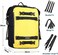 Rhinowalk Motor Pannier Bag 10/20/30L Multifunctional Waterproof Rear Rack Trunk Motorcycle Seat Bag, Yellow 20L.