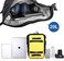 Rhinowalk Motor Pannier Bag 10/20/30L Multifunctional Waterproof Rear Rack Trunk Motorcycle Seat Bag, Yellow 20L.