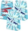 SamPartyShop Airplane Goodie Bags-24 Pcs Airplane Party Favors Candy Bags with Stickers, Airplane Goody Gift Treat Bags Airplane Themed Birthday Party Supplies.