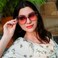 FEISEDY Sunglasses Womens Trendy, Oversized Square Shades, Pearl Inlay Cat Eye Frame UV400 Protection B2625.