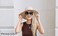 FEISEDY Sunglasses Womens Trendy, Oversized Square Shades, Pearl Inlay Cat Eye Frame UV400 Protection B2625.