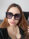 FEISEDY Sunglasses Womens Trendy, Oversized Square Shades, Pearl Inlay Cat Eye Frame UV400 Protection B2625.