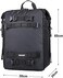 Rhinowalk Motor Pannier Bag 10/20/30L Multifunctional Waterproof Rear Rack Trunk Motorcycle Seat Bag, Black 30L.