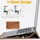 HYZUO 15-16 Inch Laptop Sleeve Case with Stand Feature for MacBook Pro 16 M4/M3/M2/M1 Pro/Max 2025-2019, XPS 15, MacBook Pro 15 2015-2012, Samsung Galaxy Book Flex/Pro 15, Brown.