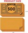 oreven Mono 2 Sets of 30 Each Bill Denomination, 60 Total in Mixed Colors: $1, 5, 10, 20, 50, 100, and $500.