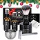 LEPONIX Shaving Kit for Men, Include Safety Razor, Sandalwood Shaving Cream, Mens aftershave, Pre Shave Oil, Shaving Brush and Bowl, Shaving Apron Bib -Unique Gifts for Men Him Stocking Stuffers.