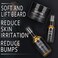 LEPONIX Shaving Kit for Men, Include Safety Razor, Sandalwood Shaving Cream, Mens aftershave, Pre Shave Oil, Shaving Brush and Bowl, Shaving Apron Bib -Unique Gifts for Men Him Stocking Stuffers.